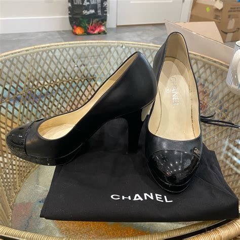 chanel shoes platform|chanel platform heels.